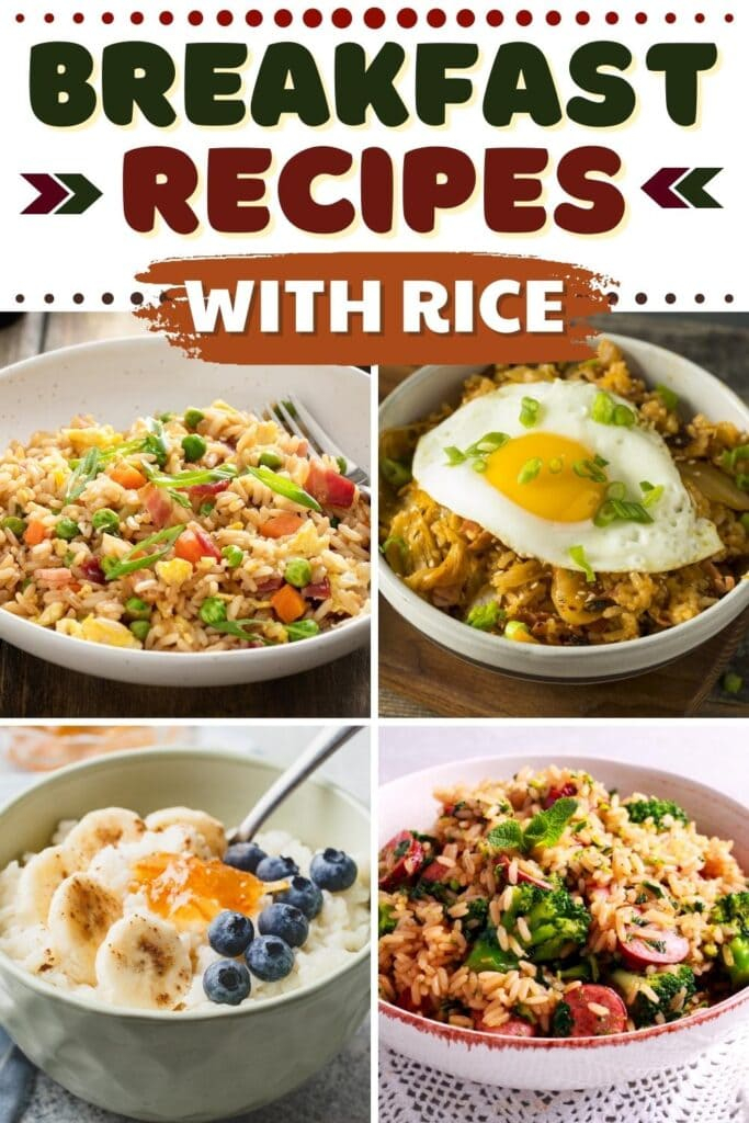 17 Easy Breakfast Recipes With Rice Insanely Good