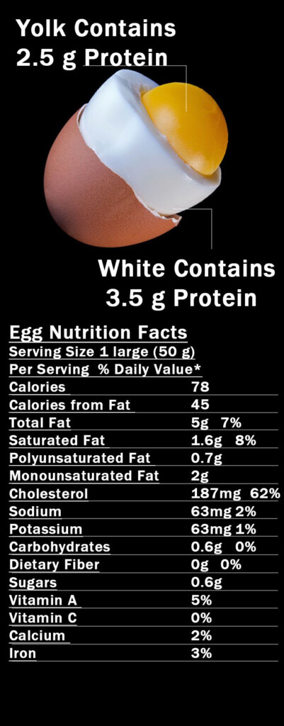 266 Egg Yolk Nutrition Facts Information Eggcalories
