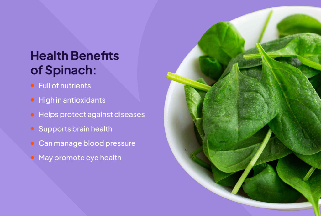6 Health Benefits Of Spinach