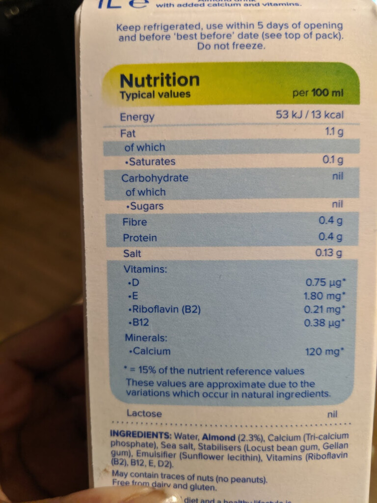 Alpro Soya Unsweetened Almond Milk