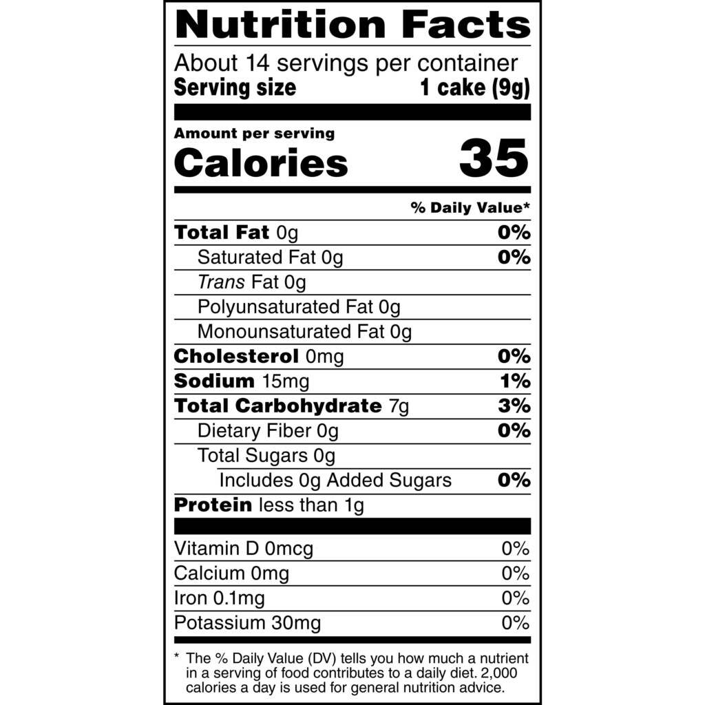 Brown Rice Cakes Nutrition Facts Nutrition Ftempo