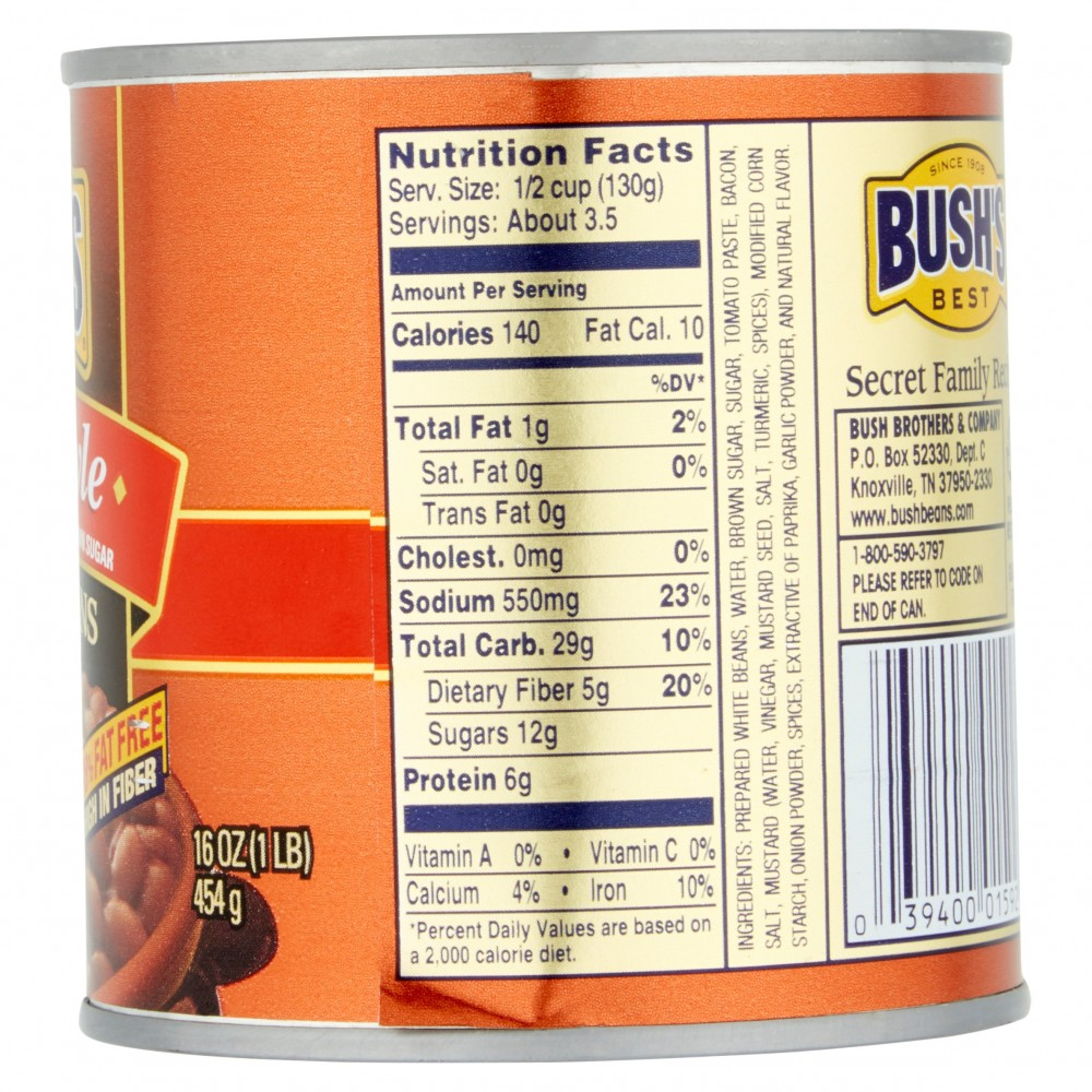Bush S Homestyle Baked Beans Nutrition Facts My Bios