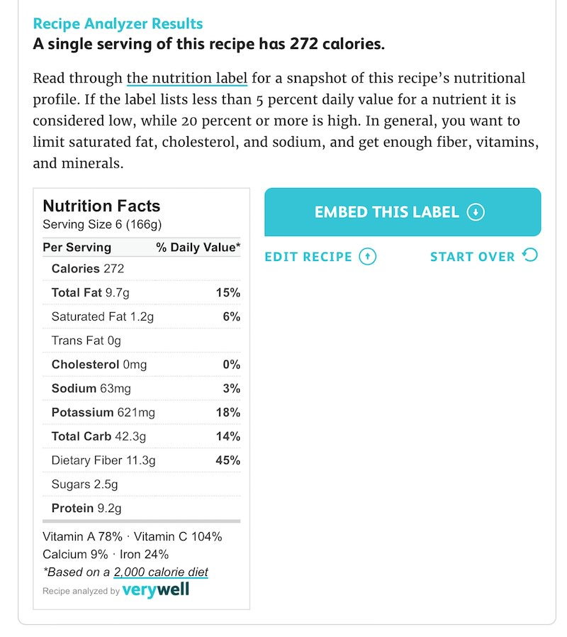 Calculate Nutrition Facts Homemade Recipe Bryont Blog