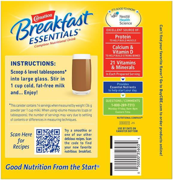Carnation Instant Breakfast Nutritional Information Besto Blog