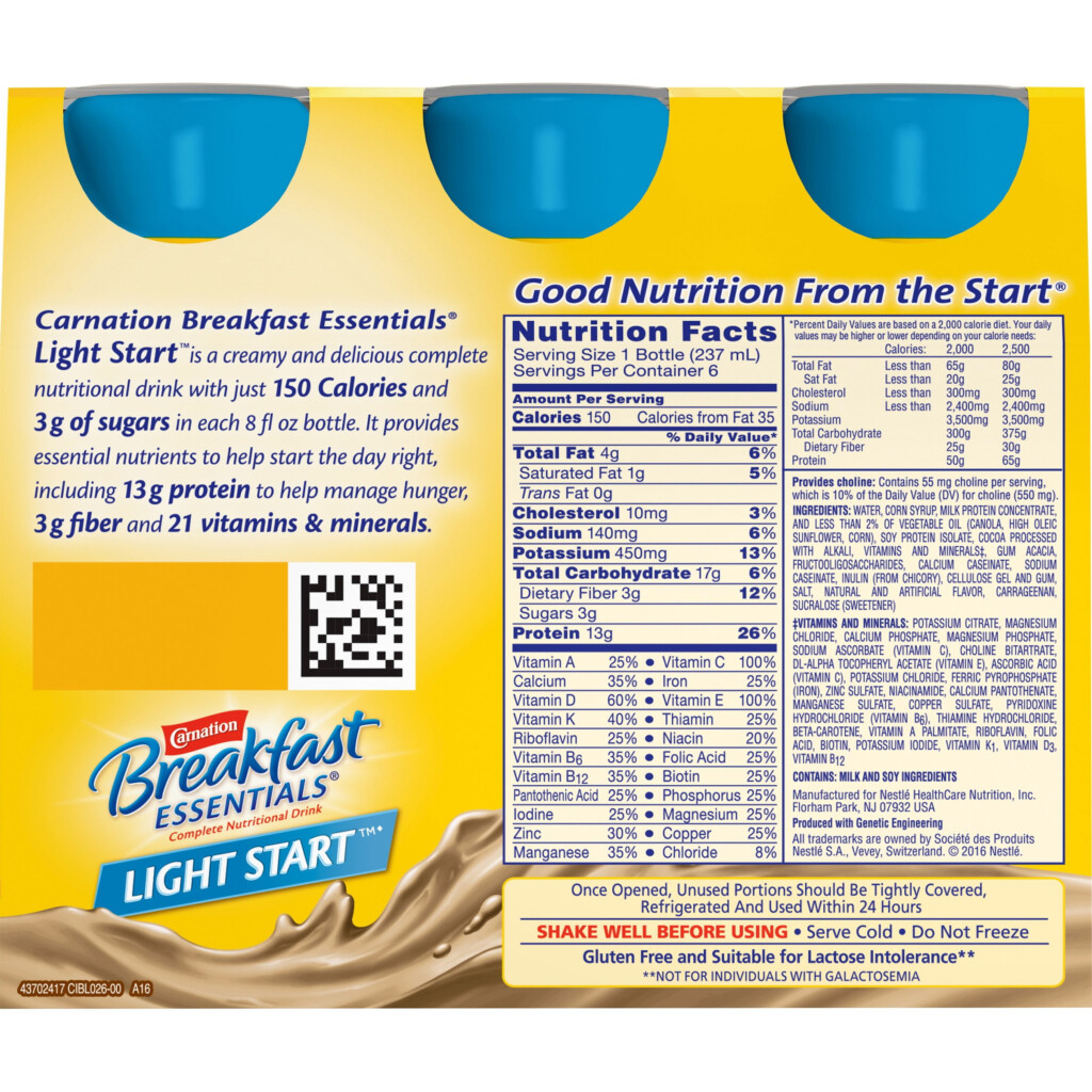Carnation Instant Breakfast Nutritional Information Besto Blog