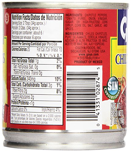 Chipotle Peppers In Adobo Sauce Nutritional Information Besto Blog