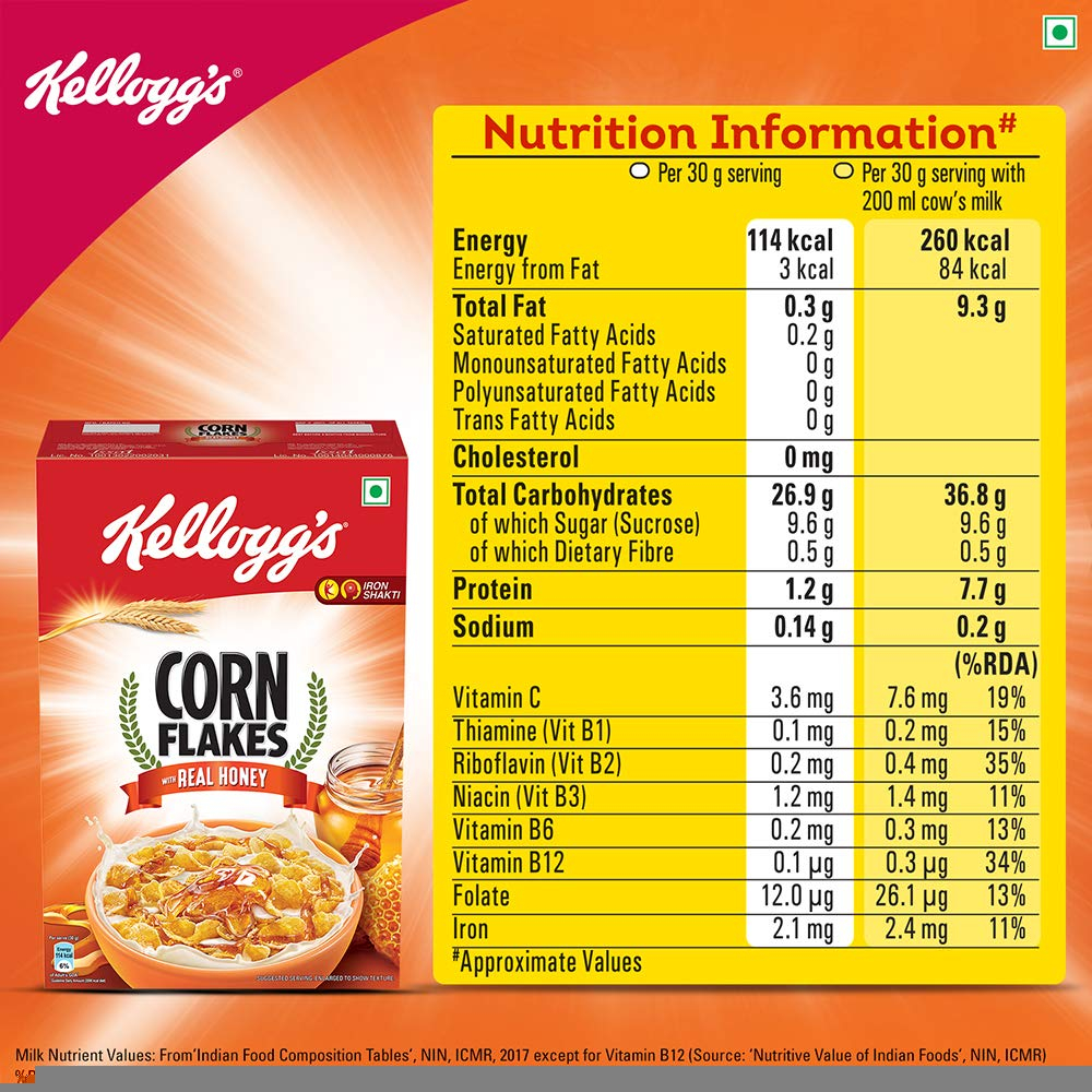 Corn Flakes Nutritional Value Besto Blog