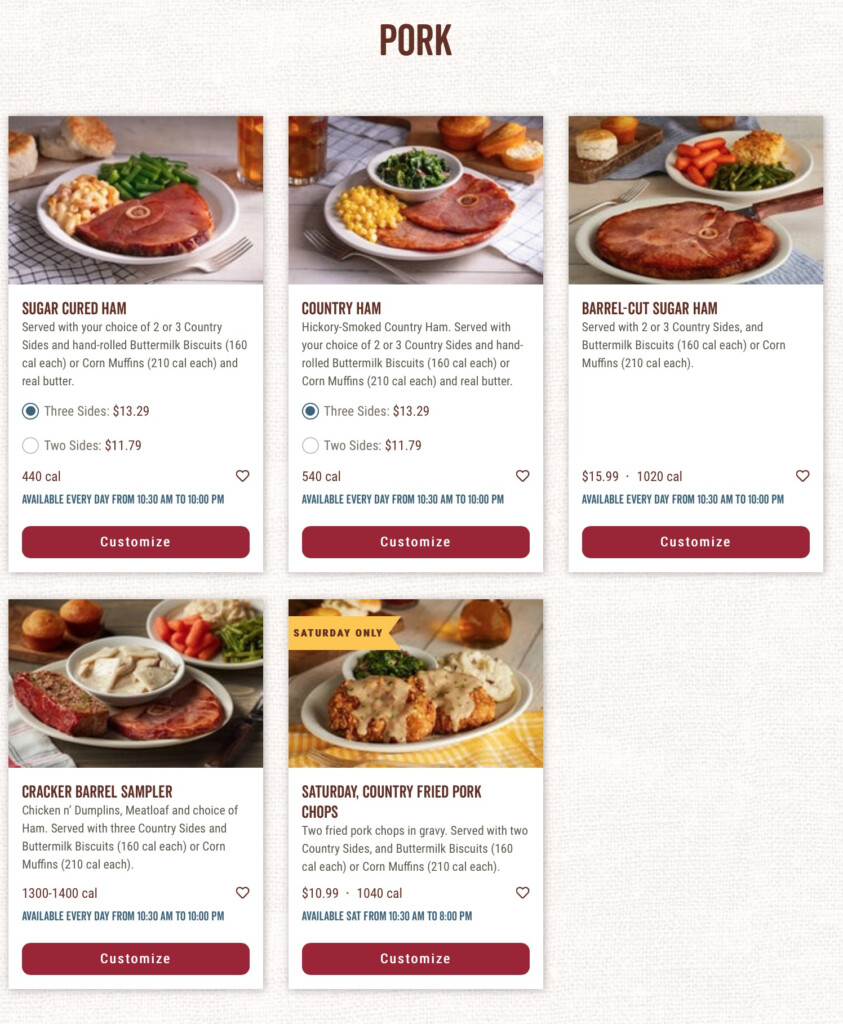 Cracker Barrel Menu Changes 2024 July Jess Romola