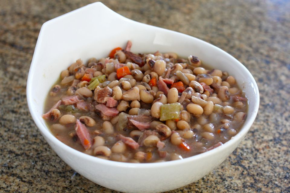 Crock Pot Southern Black Eyed Peas With Ham Hock Recipe