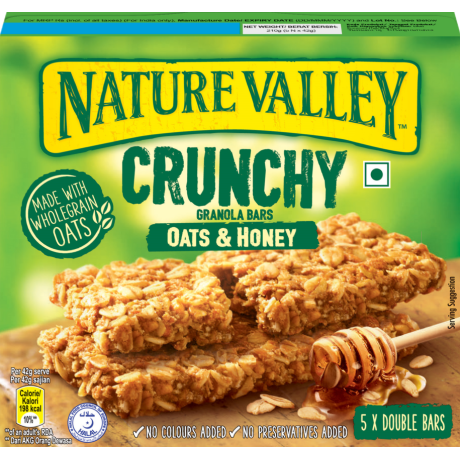 Crunchy Oats Honey Snack Bars Granola Bars Nature Valley