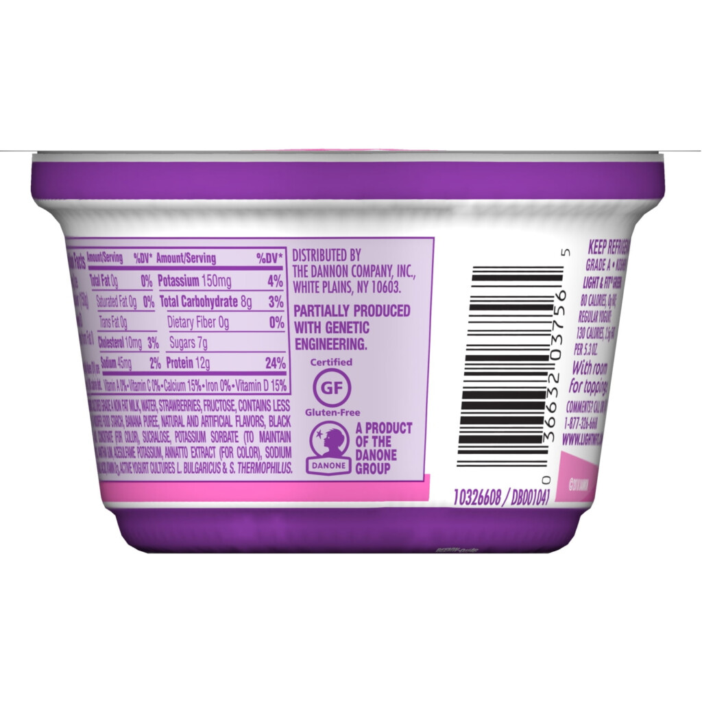 Dannon Light And Fit Greek Yogurt Nutritional Info Besto Blog