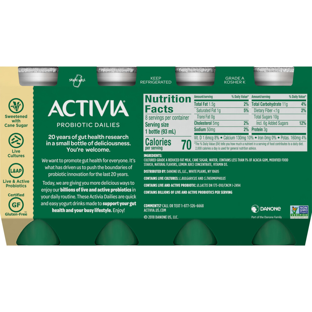 Danone Activia Yogurt Nutrition Information Besto Blog