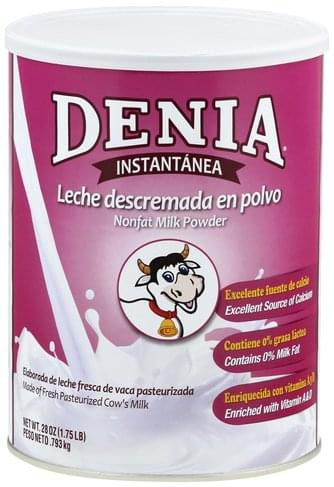 Denia Nonfat Milk Powder 28 Oz Nutrition Information Innit