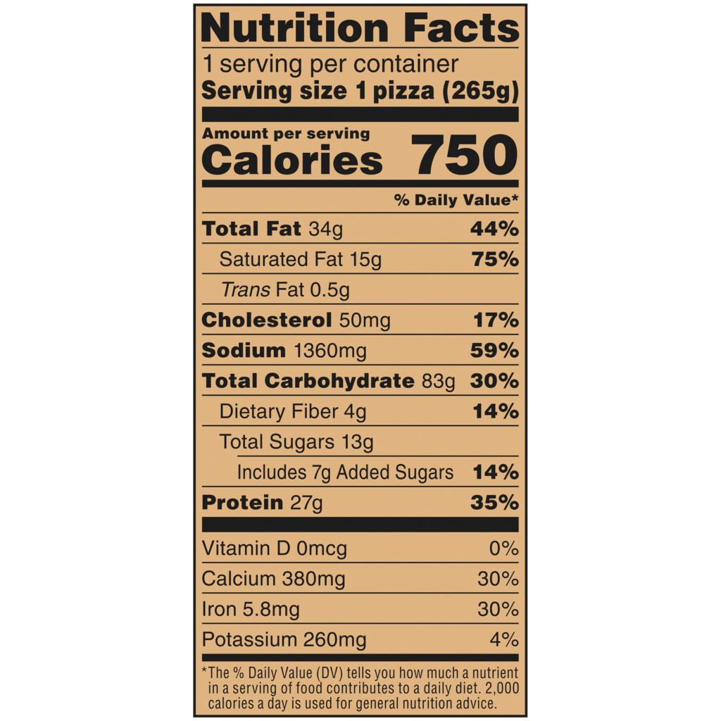Digiorno Pepperoni Pizza Nutrition Facts Besto Blog