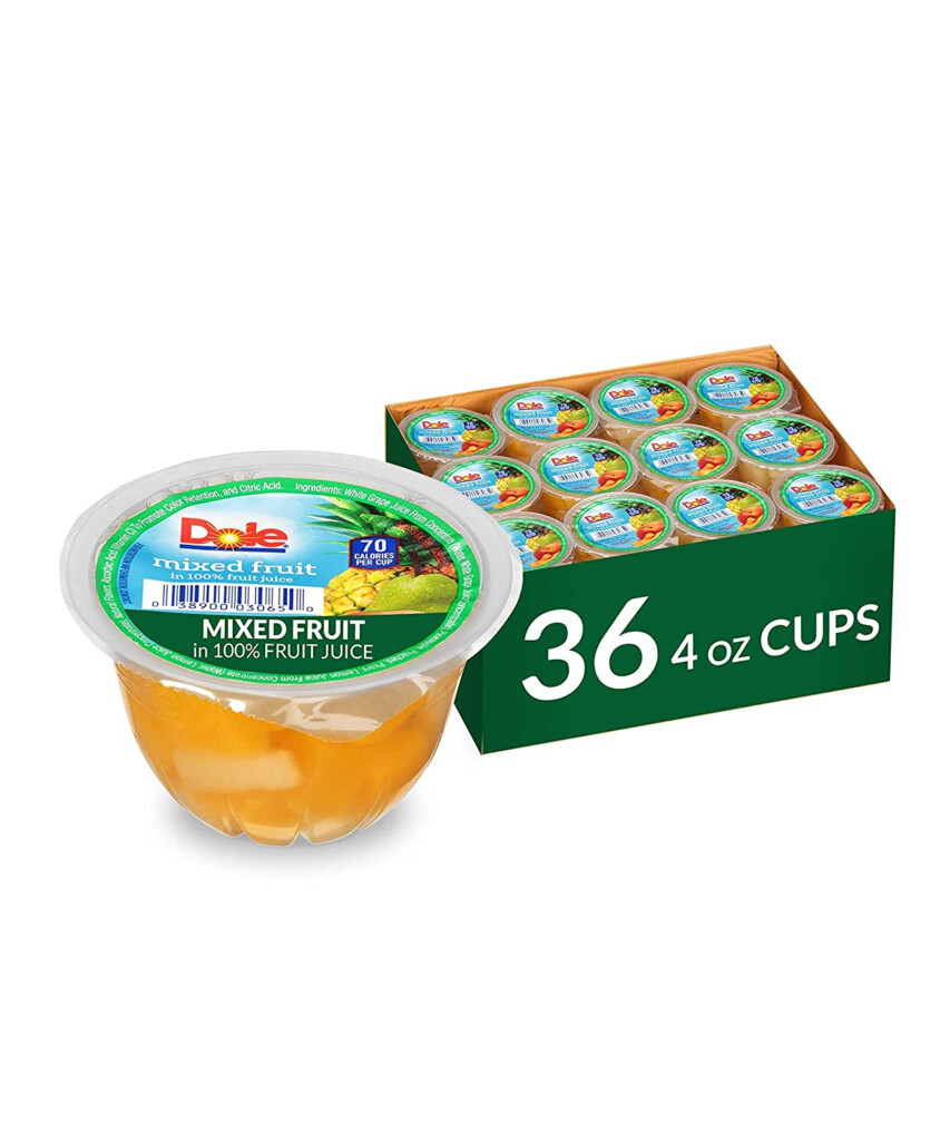 Dole Fruit Cups Nutritional Facts