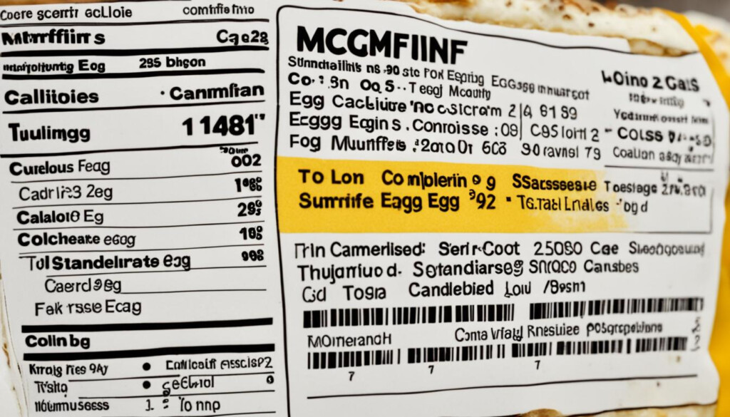 Egg McMuffin Calories Nutritional Facts Guide Healing Picks