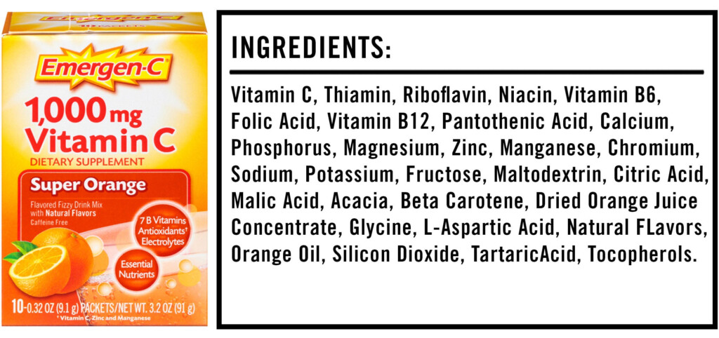 Emergen C Drink Nutrition Information Bios Pics