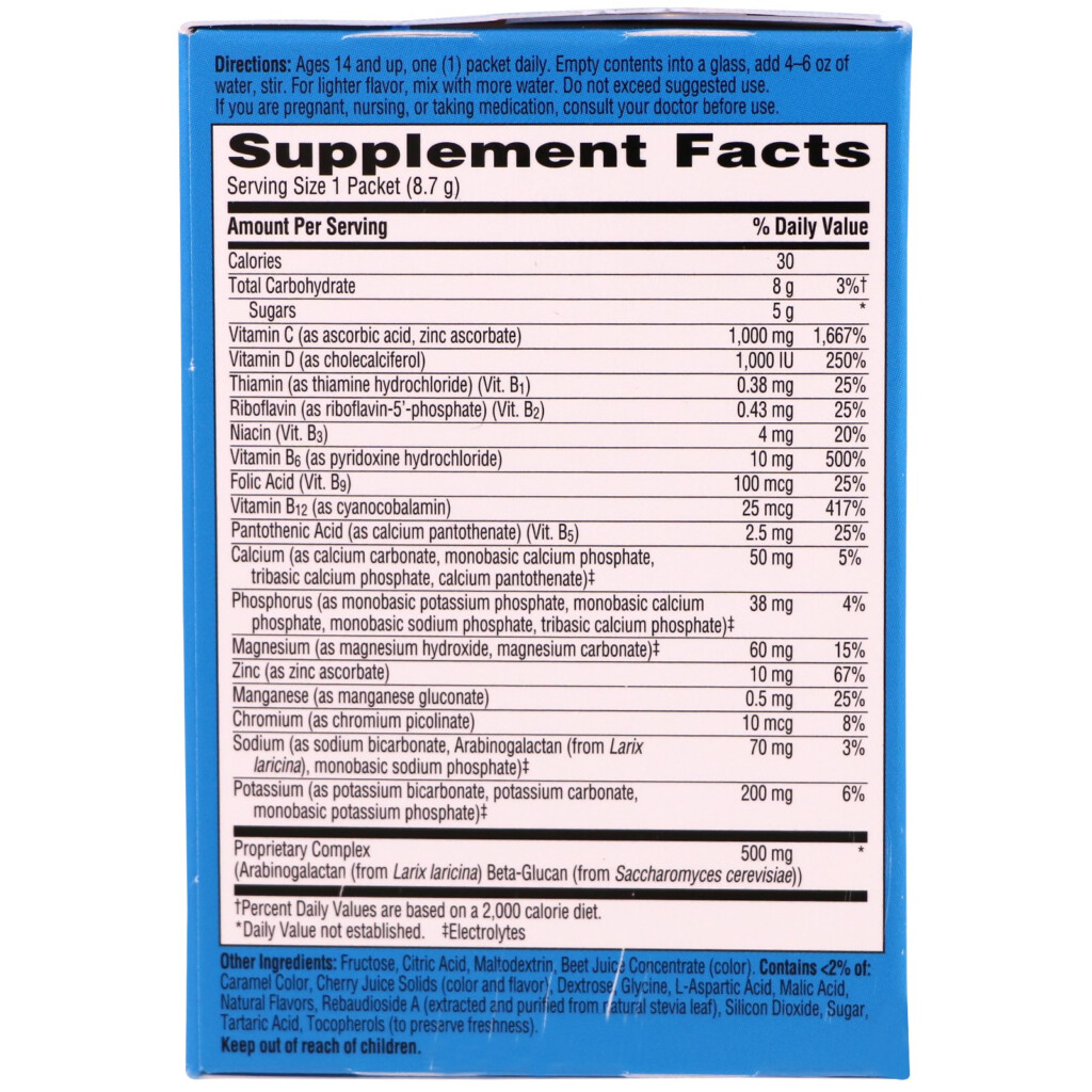 Emergen C Nutrition Facts Besto Blog