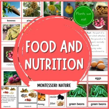 Food And Nutrition Montessori Inspired Printable By Montessori Nature