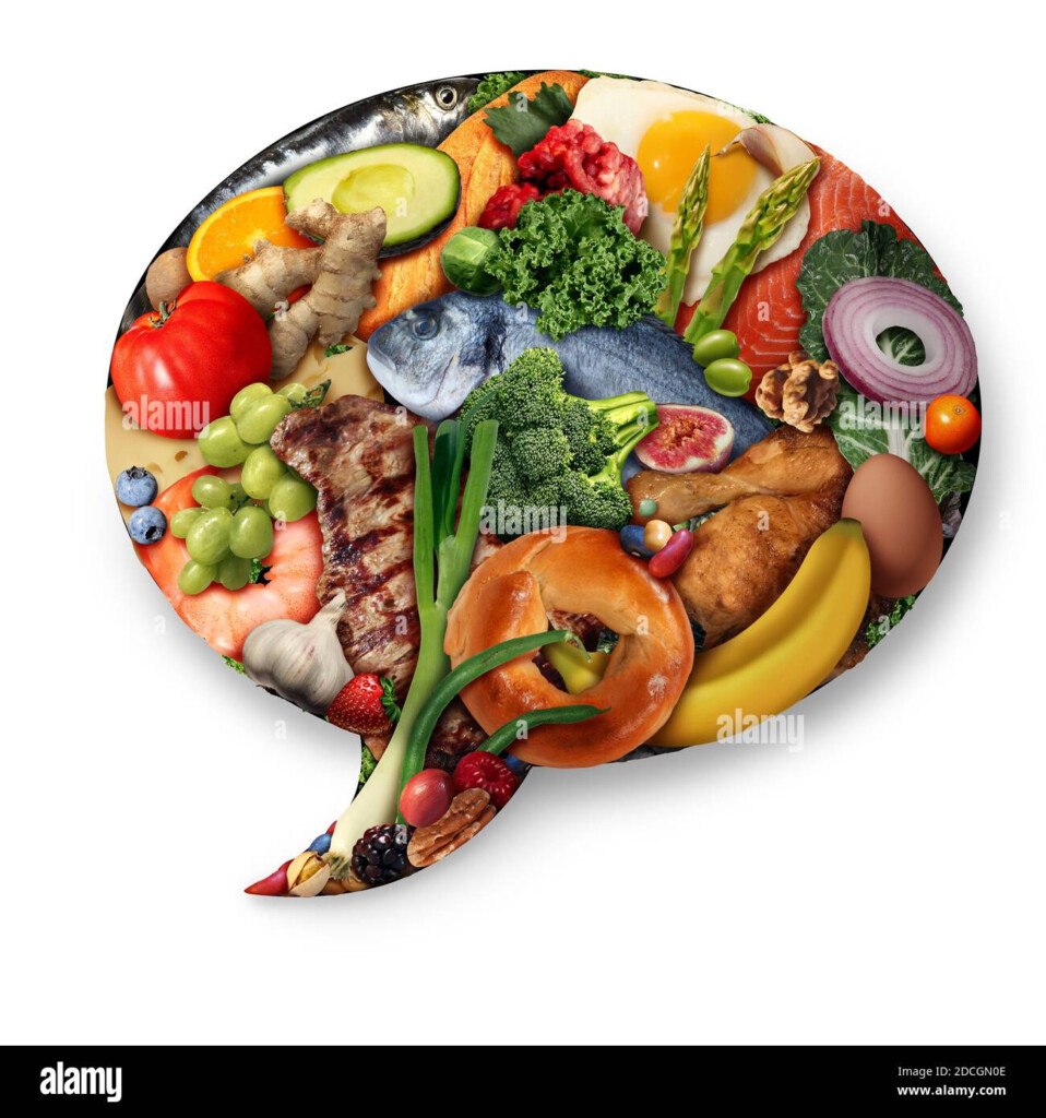Food Facts And Foodie Or Cooking Information Or A Nutrition Concept And 