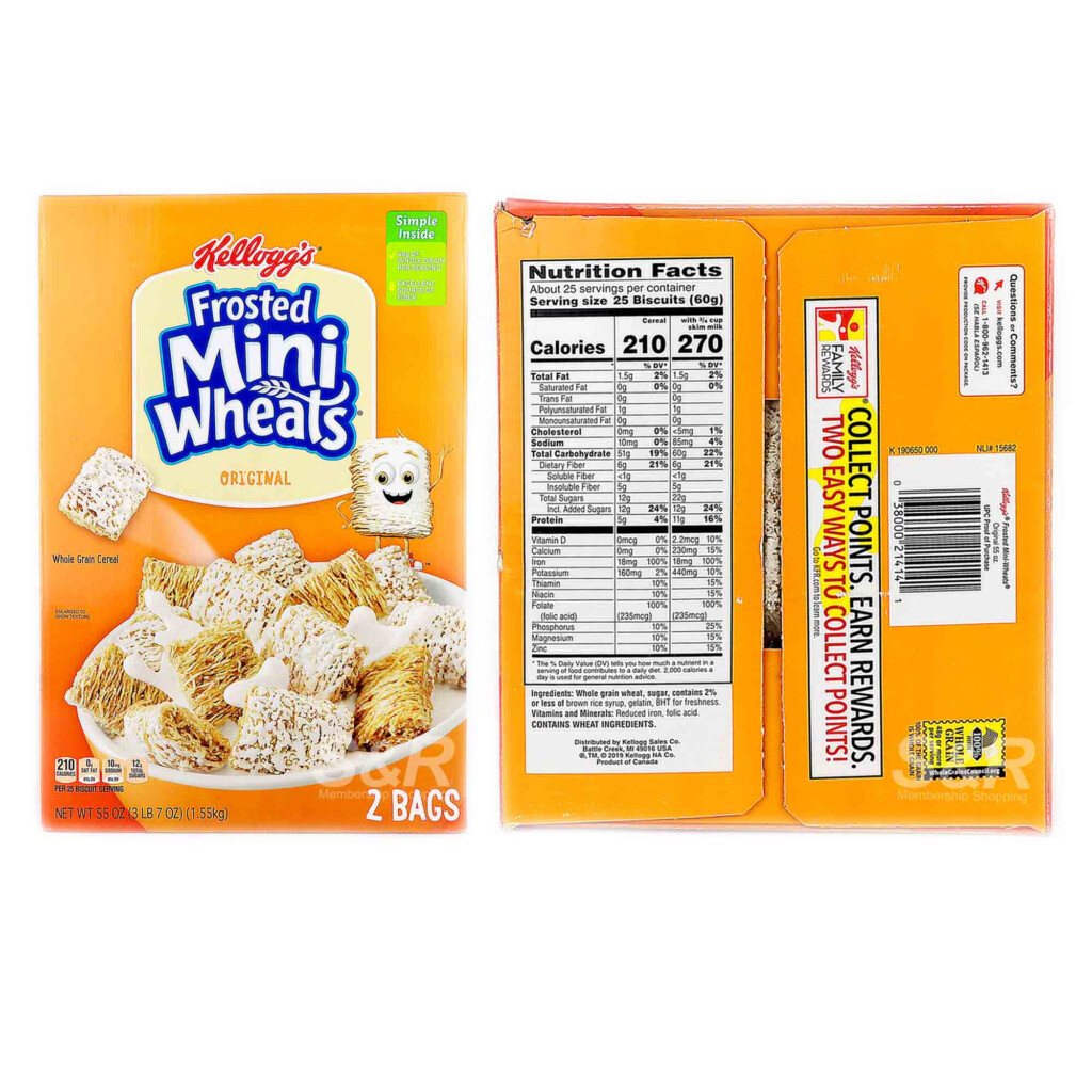 Frosted Mini Wheats Nutrition Information Besto Blog
