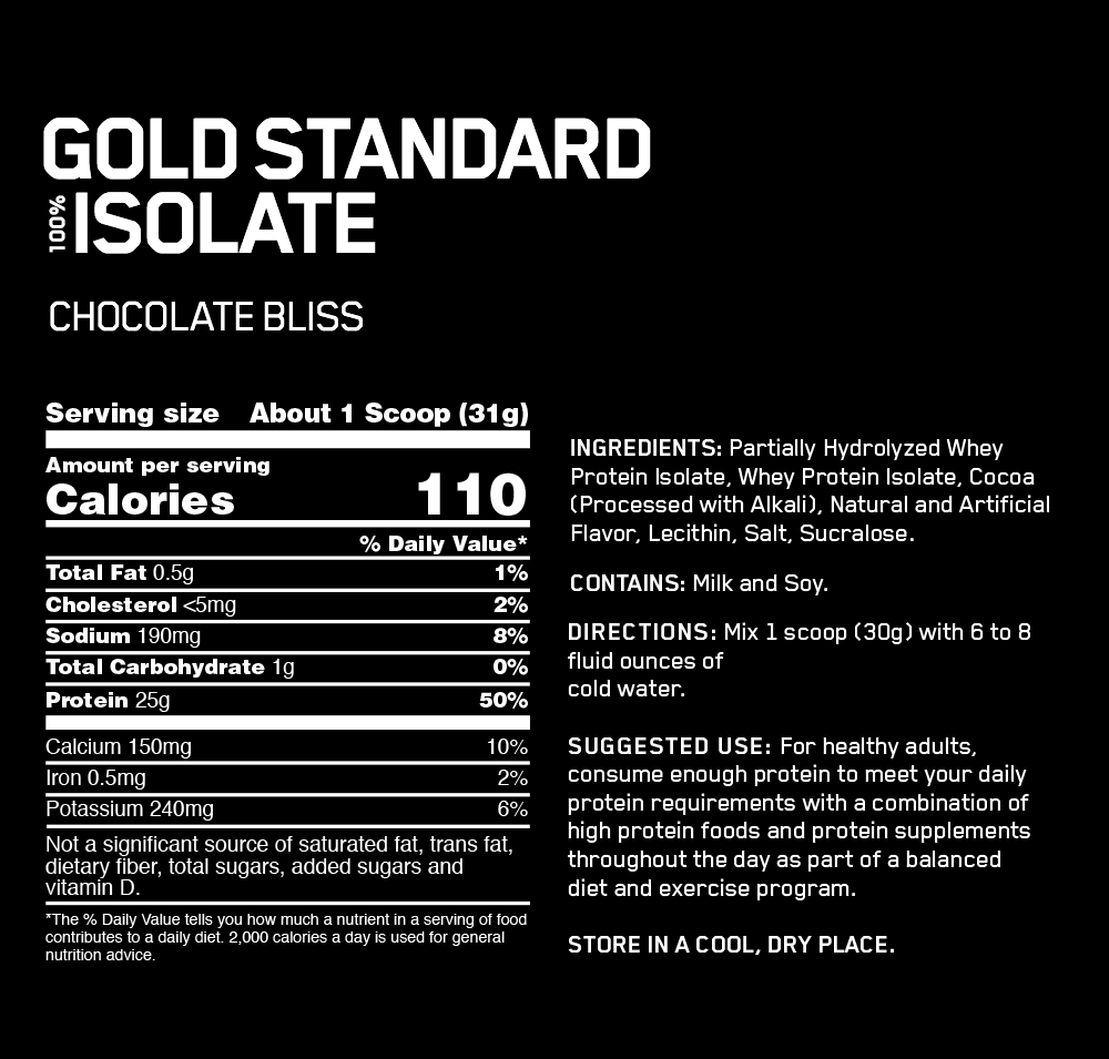 Gold Standard WPI Protein By Optimum Nutrition 2 36kg