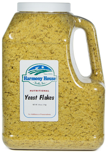 Harmony House Nutritional Yeast Flakes 36 Oz Jug Food Storage