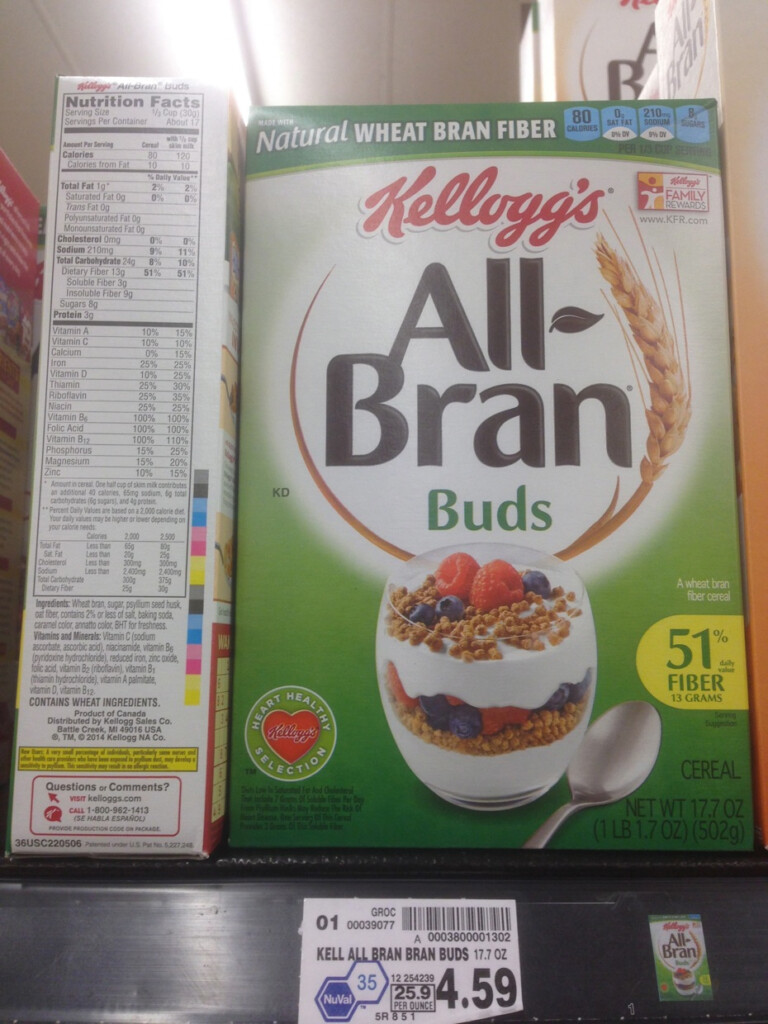 Healthy Grocery All Bran Buds Kellogg 39 s Kroger