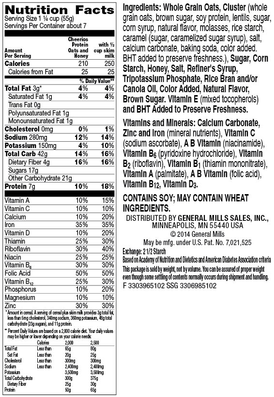 High Protein Cheerios Nutrition Information Besto Blog