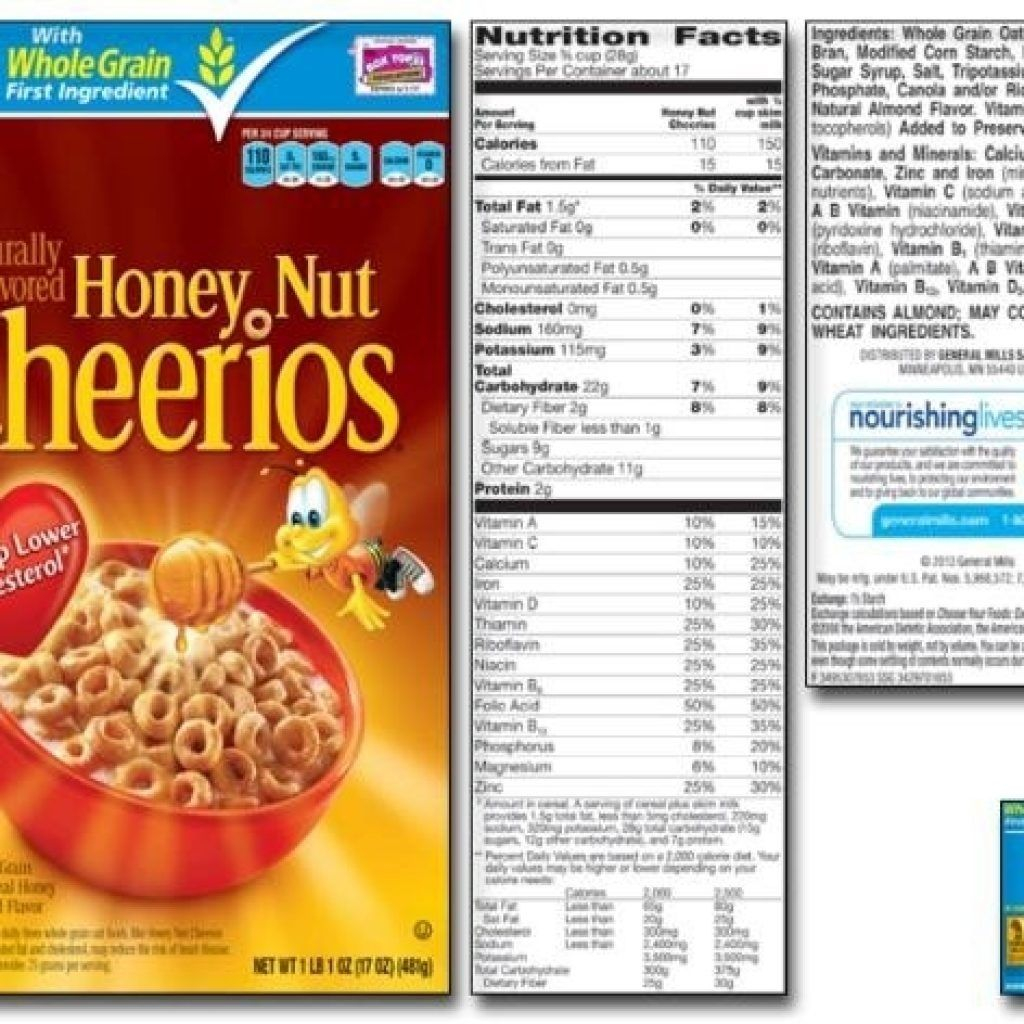 Honey Nut Cheerios Nutrition