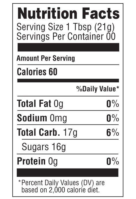 Honey Nutrition Label Template Printable Label Templates