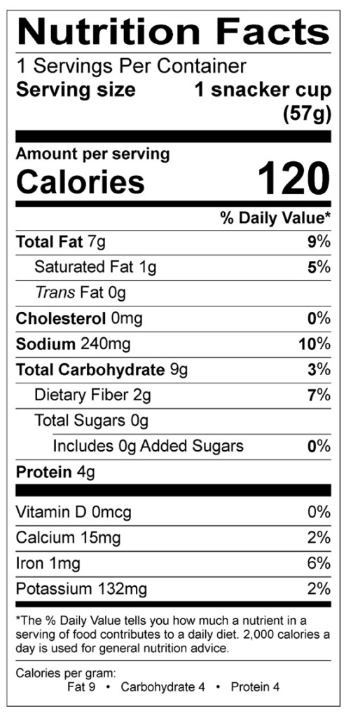 Hummus Nutritional Information Sabra Besto Blog