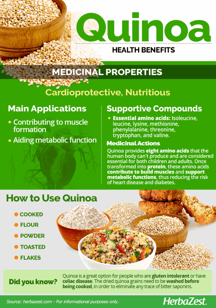 Infographic Quinoa HerbaZest
