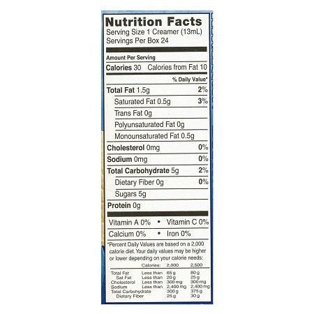 International Delight Coffee Creamer Nutritional Information Besto Blog