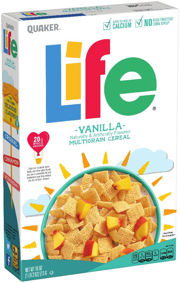 Life Cereal Nutritional Guide Hien Mull