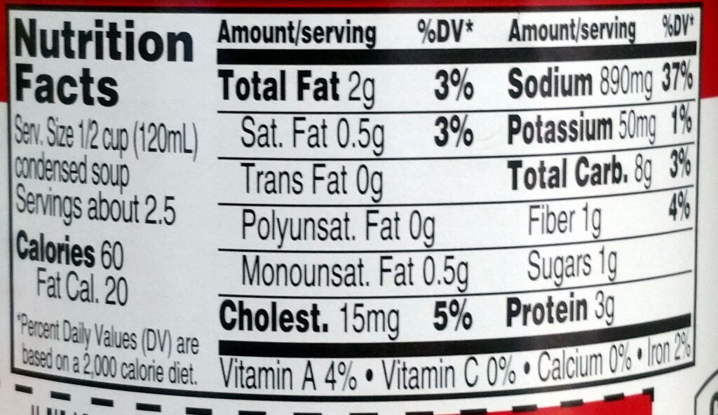 List Of Best Campbell 39 s Chicken Noodle Soup Nutrition Ever Easy 
