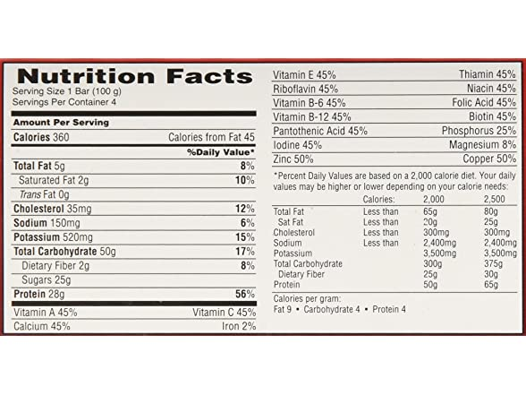 MET Rx Big 100 Colossal Protein Bars