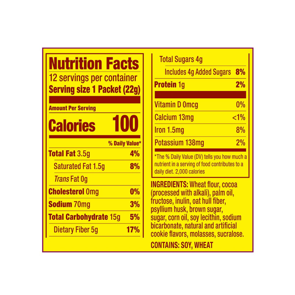 Metamucil Kids 39 Chocolate Fiber Thins Metamucil 