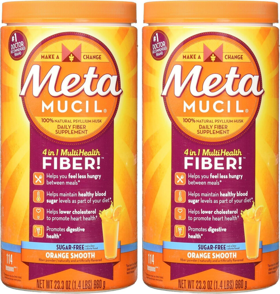 Metamucil Sugar Free 228 Doses Gentle Fiber Supplement