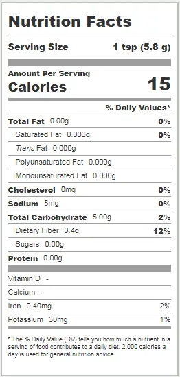 Metamucil Sugar Free Nutrition Facts Cully 39 s Kitchen