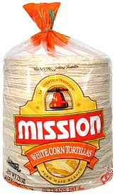 Mission White Corn Tortillas 72 0 Oz Nutrition Information ShopWell