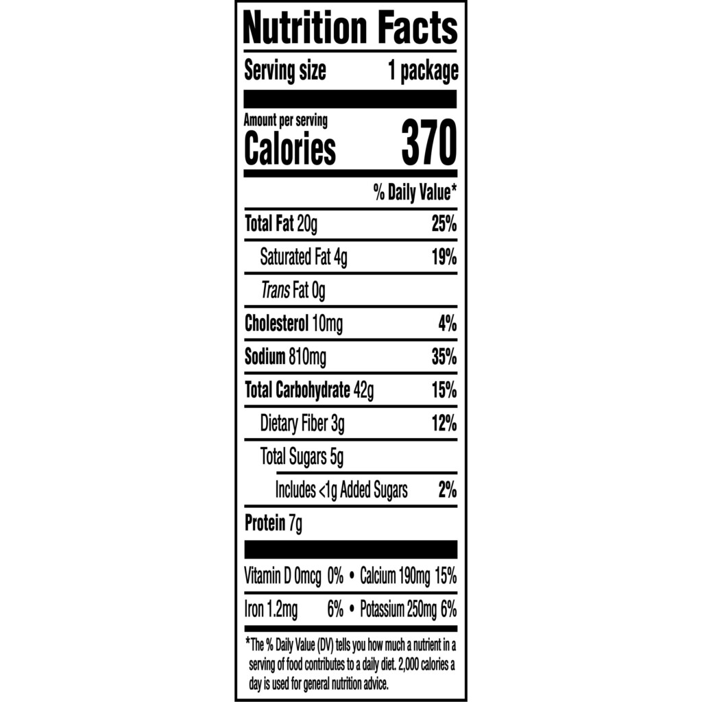Nachos Lunchables Nutrition Facts Nutrition Ftempo