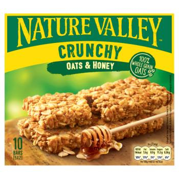 Nature Valley Crunchy Oats Honey 5 X 42g 210g From NISA 