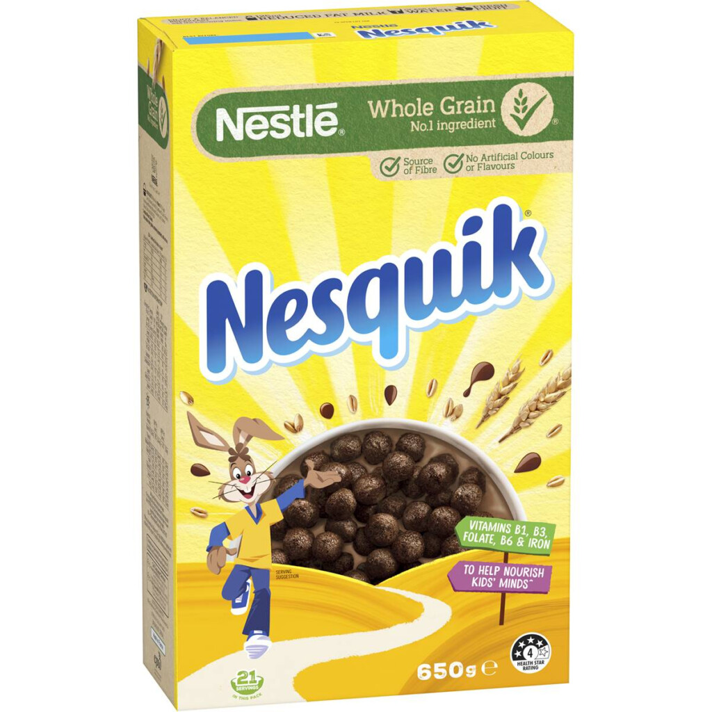 Nestle Nesquik Breakfast Cereal 650g Woolworths