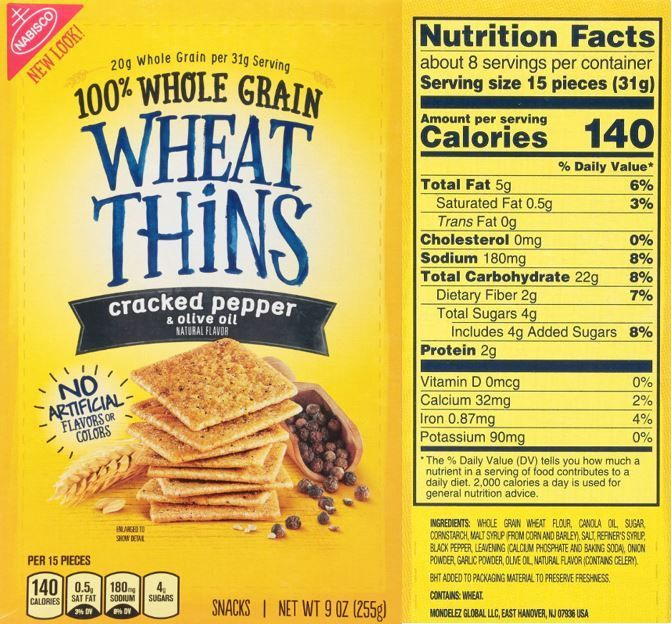 Nut Thins Nutrition Information At Bruce Heffington Blog