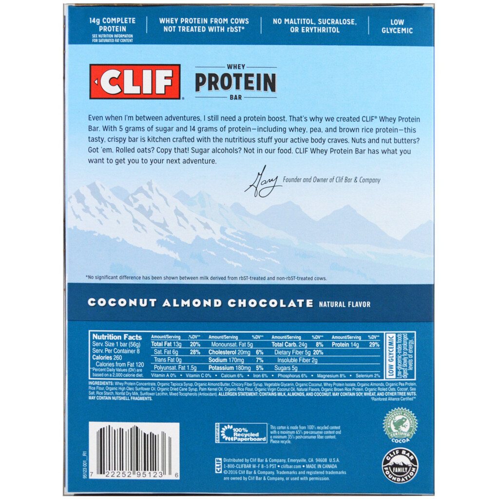 Nutritional Information For Clif Bars Besto Blog