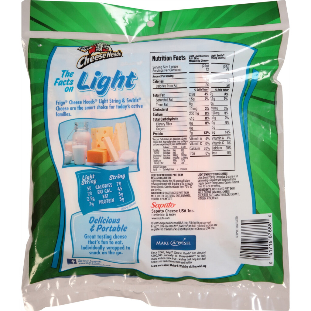 Nutritional Information Frigo String Cheese Nutrition Ftempo