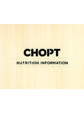Nutritional Information Habit Burger Nutritional information habit 