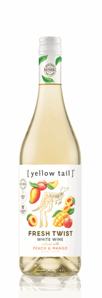 Peach Mango yellow Tail Wines