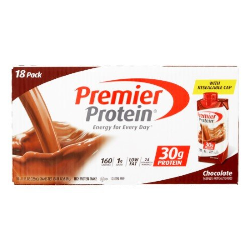Premier Nutrition High Protein Shake Chocolate 11 Oz 18 Count Body 